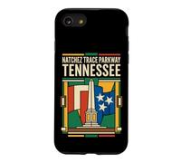 Natchez Trace Parkway Tennessee Flag Monument Retro Art Case for iPhone SE (2020) / 7/8