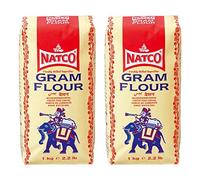 Natco 100% Pure Gram Flour, Besan - 1kg (Pack of 2)