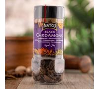 Natco Foods - Black Cardamom Whole 50g Jar - Chilli Wizards