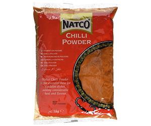 Natco Hot Chilli Powder 1 kg (Pack of 2)