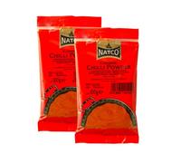 Natco-'s Kashmiri Chilli Powder 100g Rich Red Colour and Mild Heat Spice Blend Authentic Indian Spice for Vibrant Dishes Pack of 2
