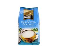 Natco's Desiccated Coconut Fine 300g Unsweetened Finely Shredded Ideal for Baking Cooking and Asian Recipes Delightful Coconut Flavor and Texture Product from India Pack of 1
