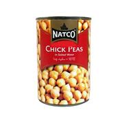 Natco's White Chickpeas in Salted Water 794g Ready to Eat Canned Chickpeas for Salads and Curries Product from India Pack of 1