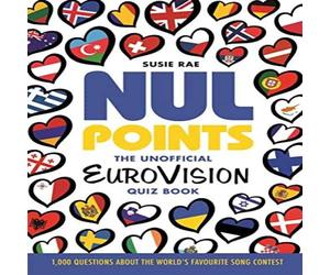 Nate Rae Nul Points - The Unofficial Eurovision Quiz Book Paperback Nate Rae Multicolor