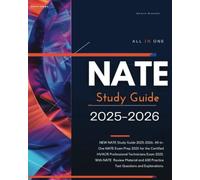 NATE Study Guide 2025-2026: All-in-One NATE Exam Prep 2025 for the Certified HVACR Professional Technicians Exam 2025. With NATE Review Material and 600 Practice Test Questions and Explanations