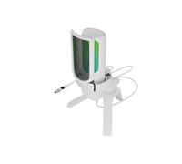 Genesis Radium 250 USB Microphone for Gaming & Streaming - Condenser Microphone with Cardioid Characteristic, RGB Light, Gain and Mute Button, 24bit/192kHz, Table Tripod & Pop Filter, White
