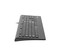 Natec Mulitmedia Keyboard BARRACUDA Slim USB, US layout, Black