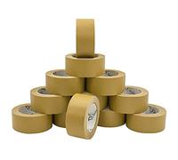 NATEE® Kraft Paper Packaging Tape | Fully Recyclable Sticky Tapes | Strong Eco-Friendly Kraft Paper for Packing Parcels and Boxes | Brown Paper Packaging for Moving House | 50Metres x 50mm (12)
