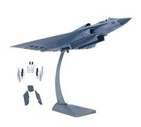 NATEFEMIN 1:72 Chinese Air Force J-36 The Sixth-Generation Fighter Model Simulation Aviation Aircraft Model for Collection and Gift