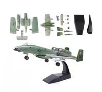 NATEFEMIN 1:72 United States Air Force A-10 Thunderbolt II Warthog Attack Aircraft Model Simulation Aviation Aircraft Model for Collection and Gift (Unassmeabled)