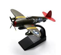 NATEFEMIN 1:72 USAAF P-47D Thunderbolt Fighter Model Alloy Armored Plane Collectible Souvenir Static Display