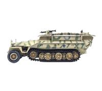 NATEFEMIN 1:72 WWII German Sd. Kfz. 251/7 D Half Track Panzer Model Simulation Tank Model, Alloy