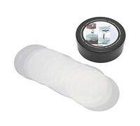 NATEFEMIN 50Pcs 60mm Plastic Watch Dial Protecting Plastic Sheets Watch Dial Case Back Pad Protector Watch Repair Tools for Watchmaker DIY Part