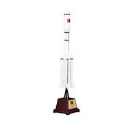 NATEFEMIN Alloy+ABS Plastic Long March 7 Rocket Model 1:200 Model Simulation Fighter Science Exhibition Model