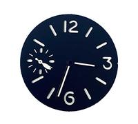 NATEFEMIN Metal Watch Dial Green Luminous Watch Hands Set 34.5MM for ETA 6497 ST3600 Movement Watch DIY Part