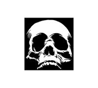NATEFEMIN PVC Removable Skull Face Funny Terrible Evil Car Auto Sticker Vinyl Decals For Notebook Window Bike Skateboard Easy to Remove Accessory