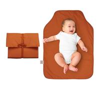 Natemia Portable Diaper Changing Pad - Light, Soft & Machine Washable Percale Cotton Foldable Baby Changing Mat