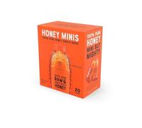 Nate's Honey Minis - Single-Serve 100% Pure, Raw & Unfiltered Honey - 0.49oz Packets, 20ct Box