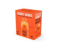 Nate's Honey Minis - Single-Serve 100% Pure, Raw & Unfiltered Honey - 0.49oz Packets, 20ct Box