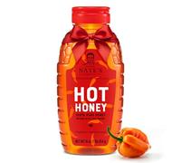 Nate's Hot Honey - 100% Pure Honey Infused with Habanero Chili Pepper Flakes, Award-winning Taste - 16 oz Squeeze Bottle