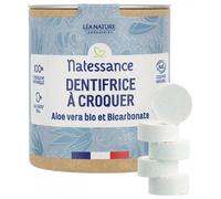 Natessance Toothpaste to Crunch Organic Aloe Vera and Bicarbonate 80 Tablets