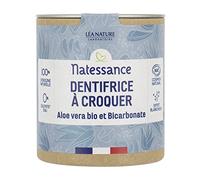 Natessance Toothpaste to Crunch Organic Aloe Vera and Bicarbonate 80 Tablets
