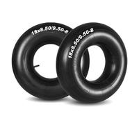NATGAI 2 Pack 18x8.50-8 18x9.50-8 Inner Tubes, Replacement Tire Tube with TR-13 Straight Valve Stem, Fits Lawn Mowers, Yard Tractors, Go Karts, Golf Carts, ATVs, Wheelbarrows, Hand Trucks