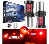 NATGIC P21W BA15S LED Bulb Extremely Bright Red, 1156 7506 1141 382 1003 1073 Replacement Bulbs for Car LED Backup Light, Reverse Lights, Tail Lights, Parking Light, Stop Lights(Pack of 2)