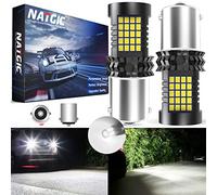 NATGIC P21W BA15S LED Bulb Extremely Bright White, 1156 7506 1141 382 1003 1073 Replacement Bulbs for Car Backup Reverse Lights Tail Lights, RV lights, Rear Fog Lamp, Day Running Light (Pack of 2)