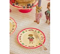 NATHALIE LÉTÉ child RICE Red breakfast plate red