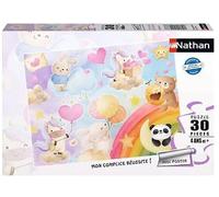 Nathan 12004277 Children's Puzzle, 30 Pieces, Rainbow of Animals, Girls or Boys from 4 Years, High-Quality Puzzle, Thick and Robust Cardboard, Animals