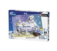 Nathan 86612 Puzzle 60 Pieces 101 Dalmatians Bath-Time