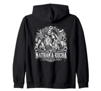 Nathan And Recha Wisdom Beyond Faith Jerusalem Scene Zip Hoodie
