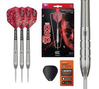 Target Darts Nathan Aspinall Generation 1 Steel Tip Darts, 90% Tungsten Dart Set, 22G | G1 Player Edition Darts with Swiss Points, Pro Grip Shafts, No.6 Dart Flights & SP Tool