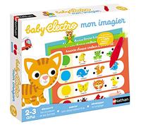 Nathan - Baby Electro Mon Imagier - Discover Shapes and Colors - Electronic Educational Game - 1 Sound and Light Pen Included - For children from 2 years