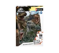 Nathan - Children's jigsaw puzzle - 150 pieces - Dinosaurs from Jurassic World - Girls or boys from 7 years old puzzle - Thick and durable cardboard - Dinosaurs - 86157