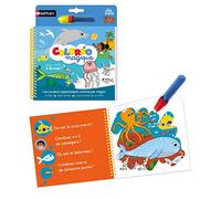 Nathan Coloréo Sea Magic Water Colouring for Children from 3 Years Aged 31613, Yellow, Blue, Red