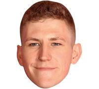 Nathan Evans (Smile) Celebrity Mask, Flat Card Face, Fancy Dress Mask