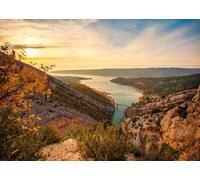 Nathan Jigsaw Puzzle 1000 Pieces, Sunset on the Gorges du Verdon (Regions of France Collection), Adults and Children from 14 Years, High-Quality Jigsaw Puzzle, Collection Region-12002004