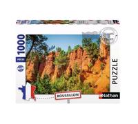 Nathan Jigsaw Puzzle 1000 Pieces - The Path of the Ocres de Roussillon (Regions France Collection), Adults and Children from 14 Years, High-Quality Puzzle, Perfect Integration, 12002007