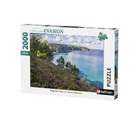 Nathan - Jigsaw Puzzle Beach Crozon 2000, 87879 | Adults and children from 14 years old, high-quality puzzle, unique pieces and perfect assembly, relaxation and relaxation