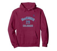 Nathan MacKinnon: Colorado Name & Number Pullover Hoodie