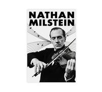 Nathan Milstein Melodic Lines & Mastery Canvas Poster Wall Art Decor Print Picture Paintings for Living Room Bedroom Decoration 20x30inch(50x75cm) Unframe-style-3