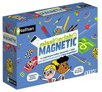 Nathan - Mission Labo Magnetic - Science and educational kit with safe and fun experiences - children aged 6 and above