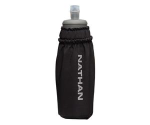Nathan - Pinnacle 14oz Soft Flask Black/Reflective Silver OSFM