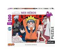 Nathan - Puzzle 500 Pieces - The Adventures of Naruto - Adults and Children from 12 Years - High Quality Puzzle - Perfect Integration - My Heroes Collection - 12000973