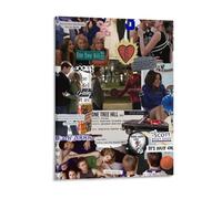 Nathan scott Artistic Canvas Picture in Wood Frame for Decorative Wall Enhancement Living Area