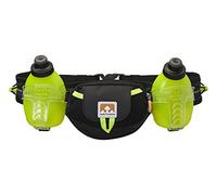 Nathan Sports Unisex's Trail Mix Plus Hydration Belt-Black/Safety Yellow, 20 oz/600 ml