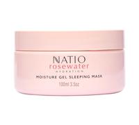 Natio Australia Rosewater Hydration Moisture Gel Sleeping Mask, 100 g - Nighttime Rosewater Face Cream - Face Moisturiser for Overnight Hydration