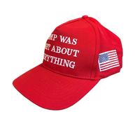 Nation Hat, Red Trump Cap, One Size